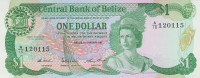 Банкнота 1 доллар 1987 года. Белиз. р46с