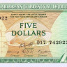 5 долларов 1965 года. Карибские острова. р14о