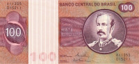 Банкнота 100 крузейро 1981 года. Бразилия. р195Аb