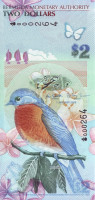 Банкнота 2 доллара 2009 года. Бермудские острова. р57а(1)