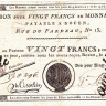 20 франков 23.11.1803 года. Франция. рS245b(2)