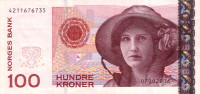 100 крон 2006 года. Норвегия. р49с