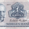 10 крон 1977 года. Норвегия. р36с