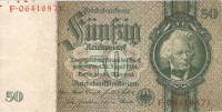 50 рейхсмарок 30.03.1933 года. Германия. р182b