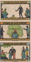 Набор банкнот 25-50-75 пфеннигов 1921 года. Пёснек (Тюрингия). Нотгельд. р255075ф21