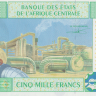 5000 франков 2002 года. Конго. р109Тс