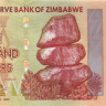 1000 долларов 2007 года. Зимбабве. р71
