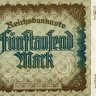 5000 марок 02.12.1922 года. Германия. р81b(2)