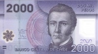 2000 песо 2013 года. Чили. р162с