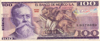 100 песо 17.05.1979 года. Мексика. р68с(MM)