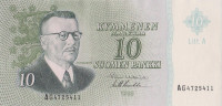 10 марок 1963 года. Финляндия. р104а(70)