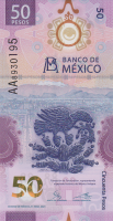 50 песо 2021 года. Мексика. р new(1)