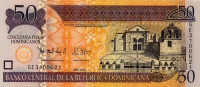 Банкнота 50 песо 2012 года. Доминиканская республика. р183b