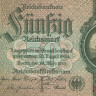 50 рейхсмарок 1933 года. Германия. р182а(2-2)
