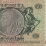 50 рейхсмарок 1933 года. Германия. р182а(2-2)