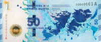 50 песо 2015 года. Аргентина. р362