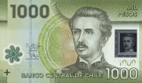 Банкнота 1000 песо 2014 года. Чили. р161е