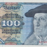 100 марок 1977 года. ФРГ. р34b