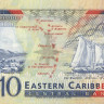 10 долларов 1993 года. Карибские острова. р27d
