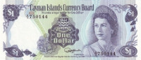 1 доллар 1975 года. Каймановы острова. р5b