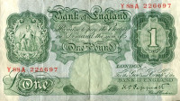 1 фунт 1948-1960 годов. Великобритания. р369а