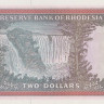 2 доллара 1977 года. Родезия. р35с