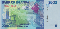 2000 шиллингов 2021 года. Уганда. р50(21)