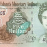 5 долларов 1998 года. Каймановы острова. р22а