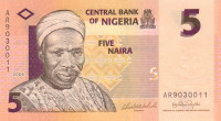 5 наира 2006 года. Нигерия. р32а