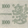 1000 марок 1955 года. Финляндия. р93а(15)