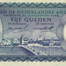 5 гульденов 1962 года. Нидерландские Антилы. р1