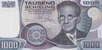 1000 шиллингов 1983 года. Австрия. р152
