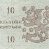 10 марок 1963 года. Финляндия. р104а(121)