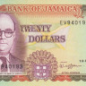 20 долларов 1989 года. Ямайка. р72с