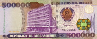 500.000 метикас 2003 года. Мозамбик. р142