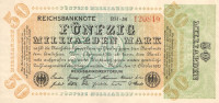 50 миллиардов марок 1923 года. Германия. p120a(1) 