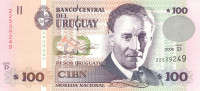 100 песо 2006 года. Уругвай. р85