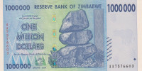 Банкнота 1 000 000 долларов 2008 года. Зимбабве. р77