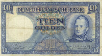 10 гульденов 1949 года. Нидерланды. р83