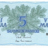 5 марок 1963 года. Финляндия. р106Аа(17) 5 марок 1963 года. Финляндия. р106Аа(17)