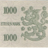 1000 марок 1955 года. Финляндия. р93а(21)
