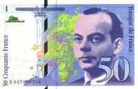 50 франков 1999 года. Франция. р157Ad