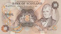 10 фунтов 1989 года. Шотландия. р113d