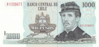Банкнота 1000 песо 2008 года. Чили. р154g