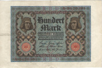100 марок 01.11.1920 года. Германия. р69а