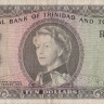 10 долларов 1964 года. Тринидад и Тобаго. р28с