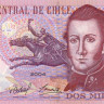 2000 песо 2004 года. Чили. р160а