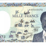 1000 франков 1986 года. Габон. р10а