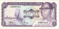 1 даласи 1972-1986 годов. Гамбия. р4d