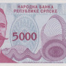 5000 динар 1993 года. Босния и Герцеговина. р152